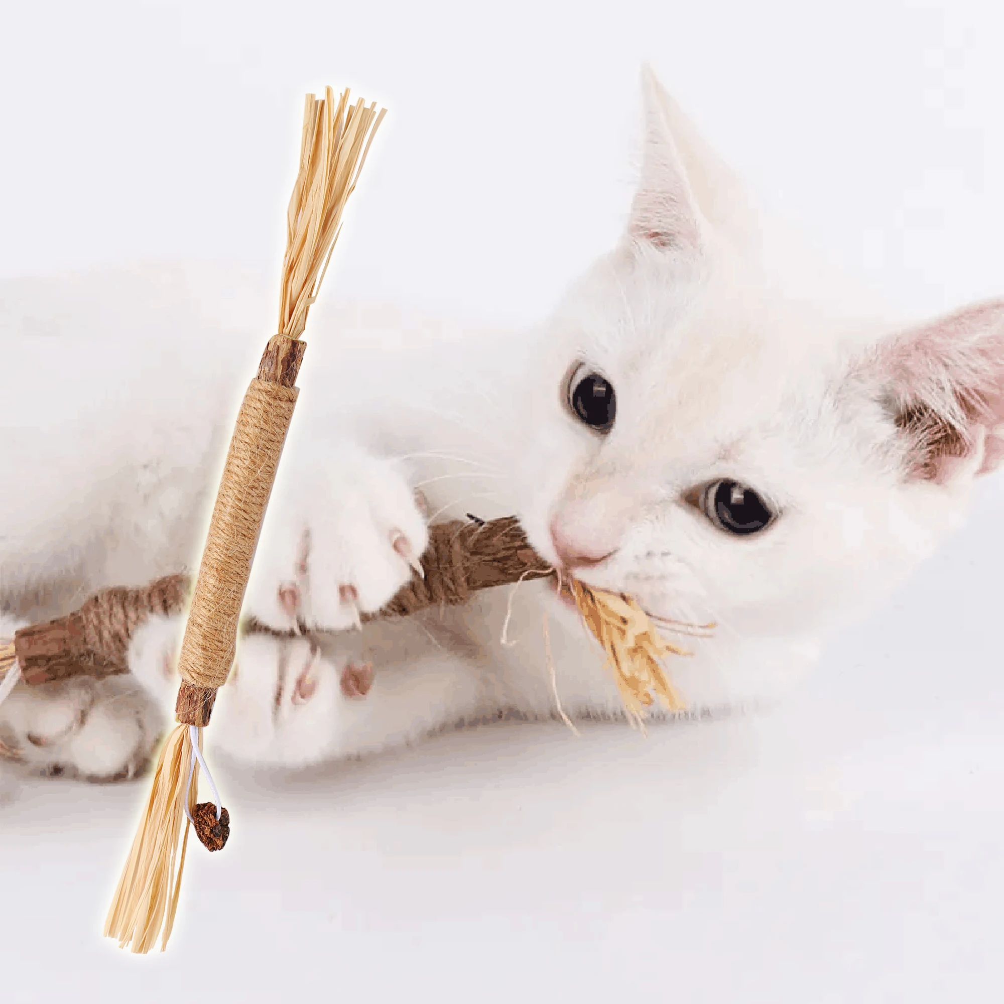 Natural Cat Mint Sticks Cat Catnip Chews Toys Pet Molar Sticks Kittens Cleaning Teeth Bite-resistant Toys Pet Products 1Pc