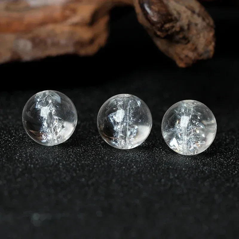 7A Natural Himalayan White Crystal Single Bead DIY Crystal Accessory
