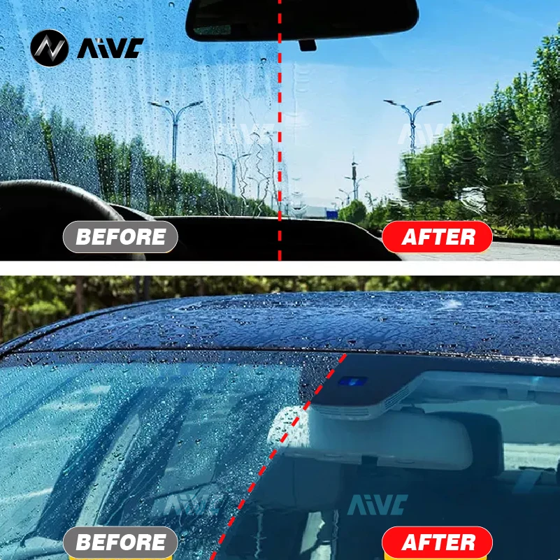 AIVC Glass Oil Film Remover Car Windshield Water Spots Stain Removal Paste Glass Polishing Compound Window Cleaning Detailing