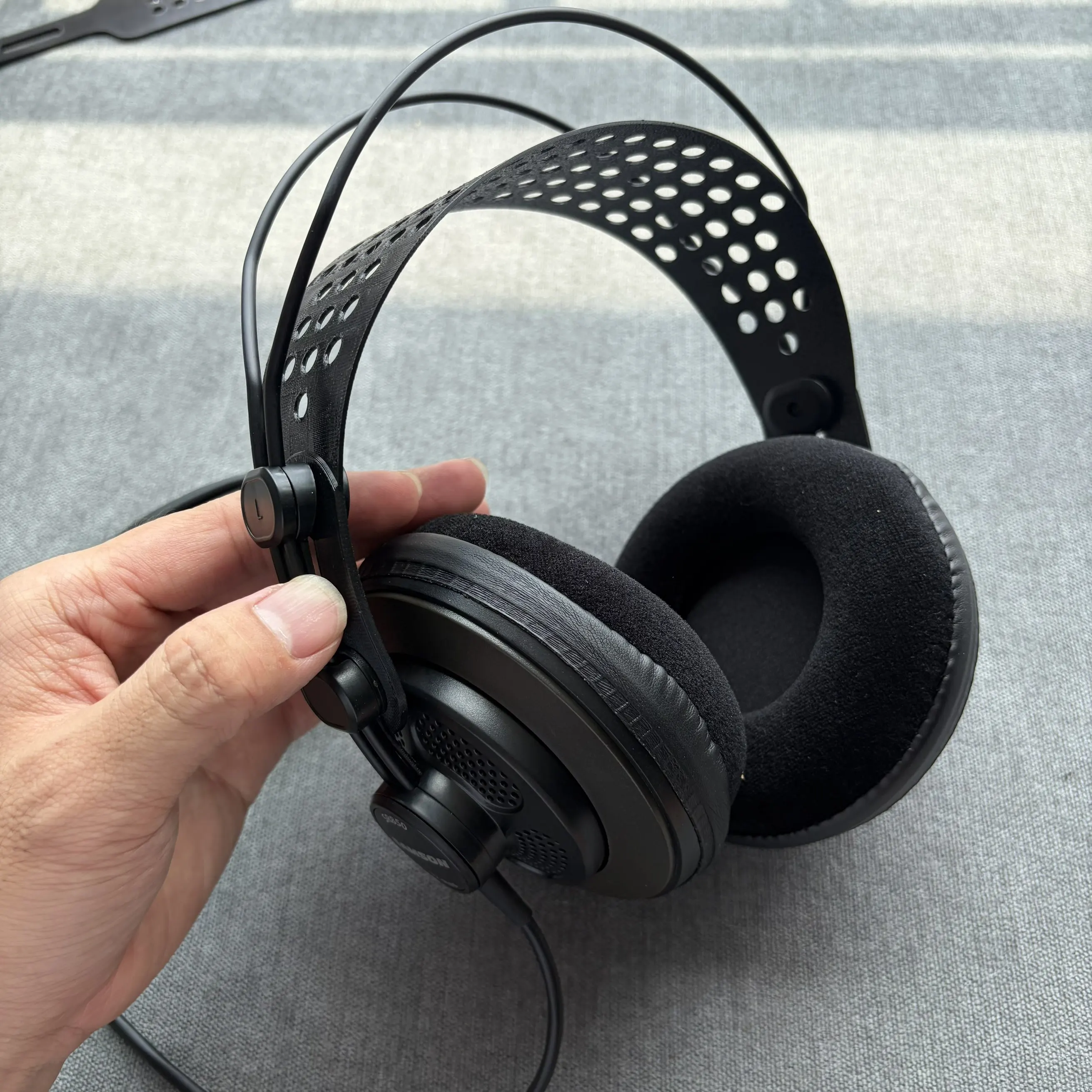 SR850 Earpads For Samson SR850 SR950 Headphone Headpad Earpads Replacement Headset Ear Pad PU Leather Sponge Foam view 2