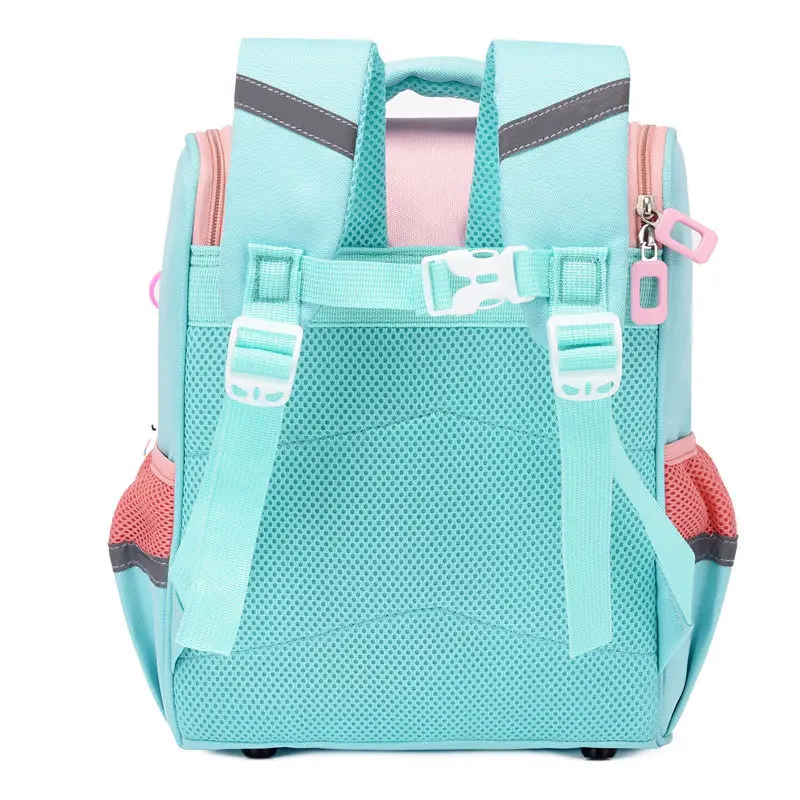 Ransel Anak Tahan Air Pelangi Unicorn Lucu - Tas Sekolah Dasar Desain Dinosaurus Hewan Kartun untuk Anak TK