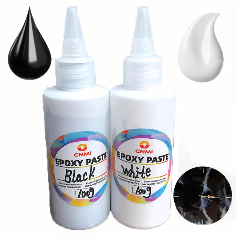 100g Pigment Paste for Epoxy Resin Concentrated & Easy to Mix Colors Opaque Liquid Epoxica Dye Set for Resin Art River Table DIY