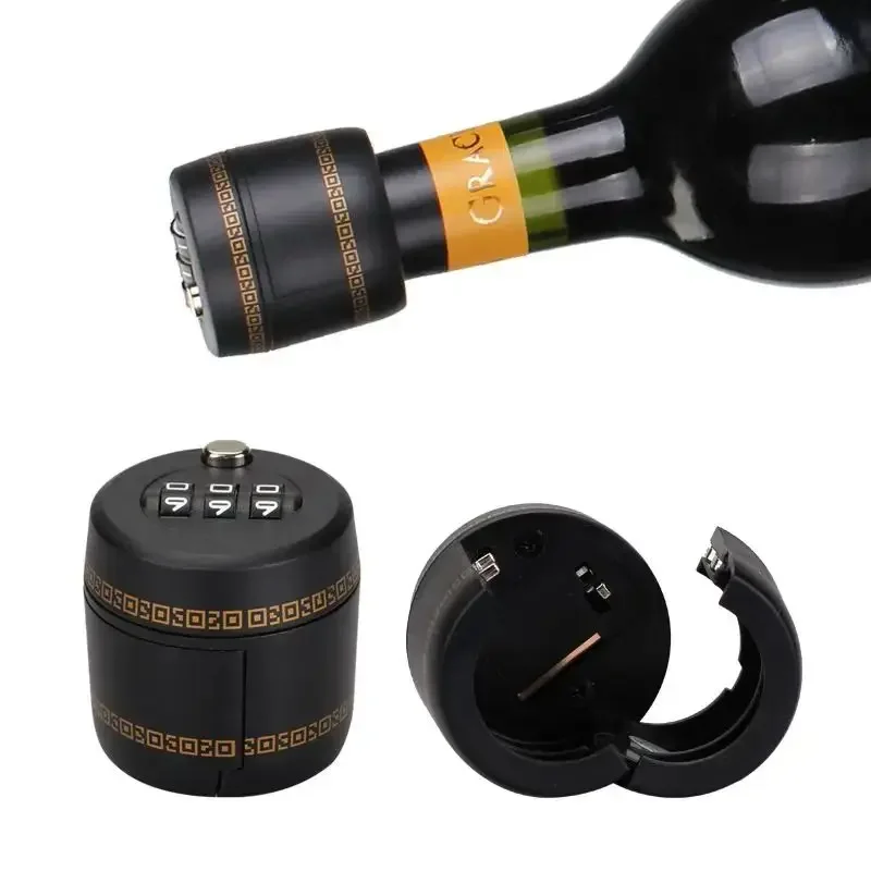 Wine Bottle Seal Vacuum Digital Code Lock, Wine Bottle Code, Vacuum Storage Lid, Home Hardware