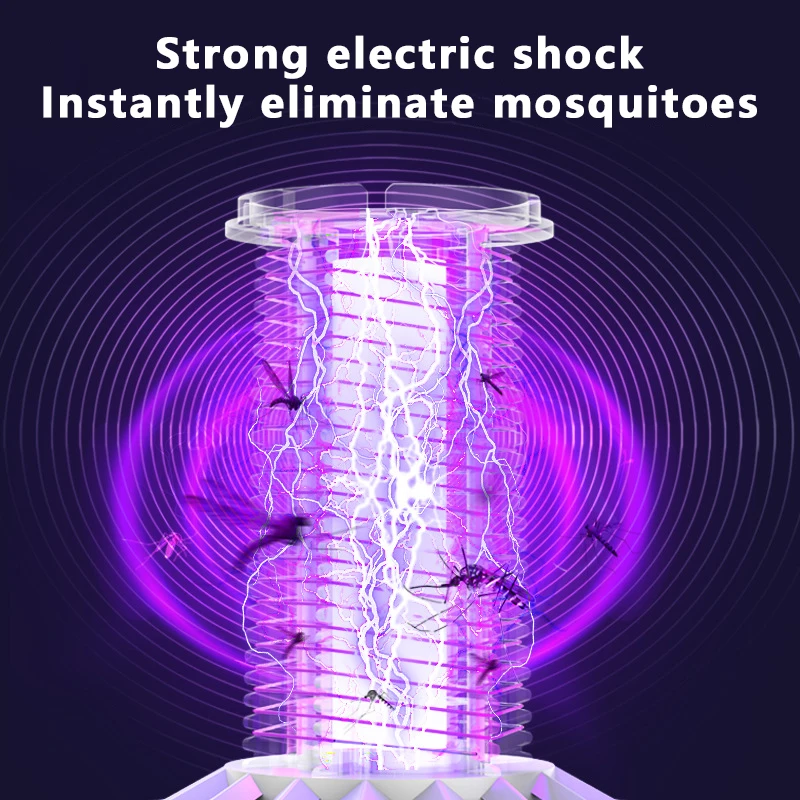 Electric Mosquito Lamp USB Charging Two-In-One Portable Mosquitoes Household portable outdoor electric shock mosquito killer