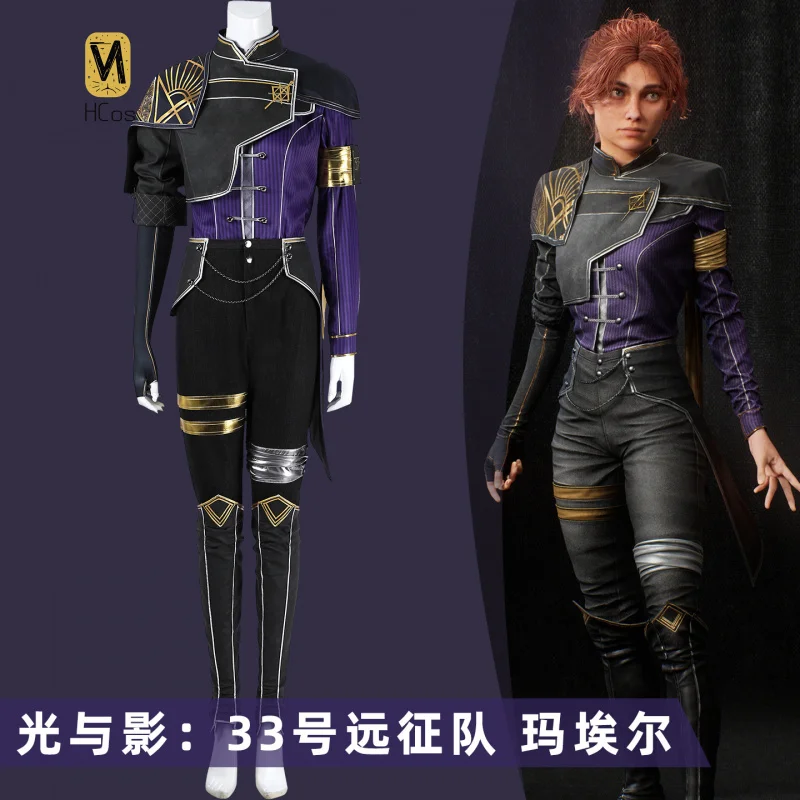 

HCos Clair Obscur：Expedition 33 Maelle Cosplay Costume Anime Party Uniform Hallowen Play Role Clothes Clothing