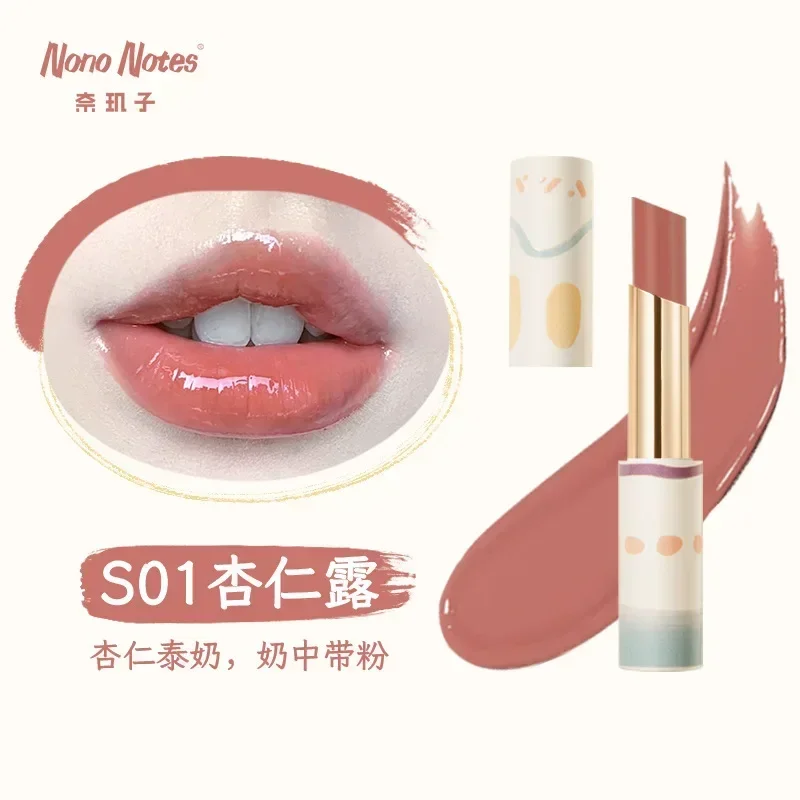 Nono Notes lápices labiales bálsamo labial hidratante brillo de labios espejo de larga duración esmalte de labios maquillaje coreano cosméticos de belleza rara