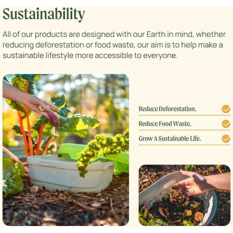 Gartenbett 30" breit – Doppelpack, modernes Grau