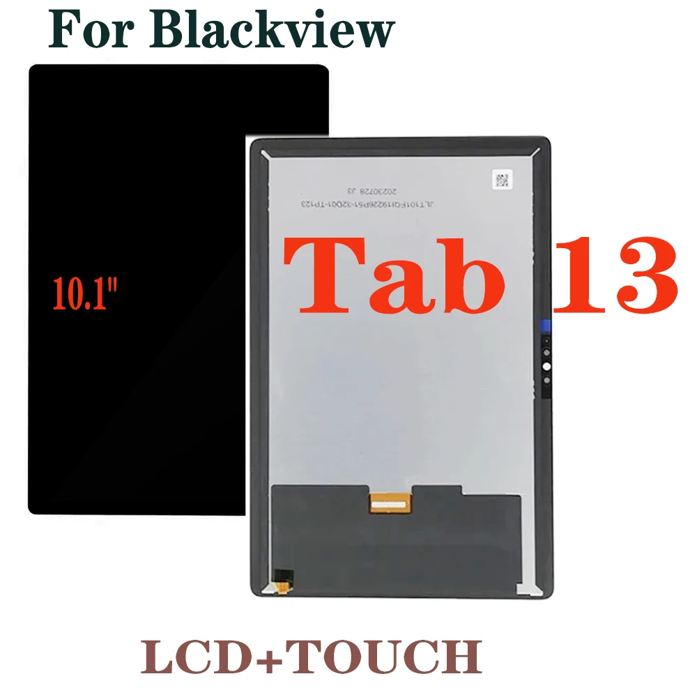 

Original 10.1'' LCD Replacement For Blackview Tab 13 LCD Display Touch Screen Digitizer Assembly 1920x1200 Pixels FHD