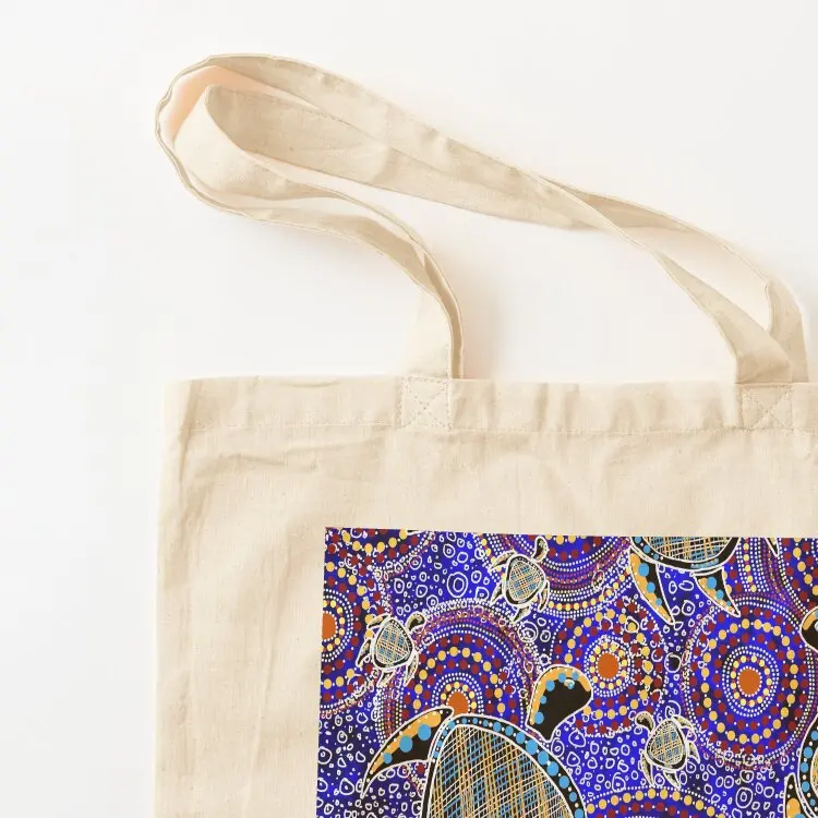 السكان الأصليين السلاحف الفن حمل حقيبة حمل حقيبة قماش حقيبة فاخرة المرأة التوصيل المجاني أكياس القماش امرأة #3