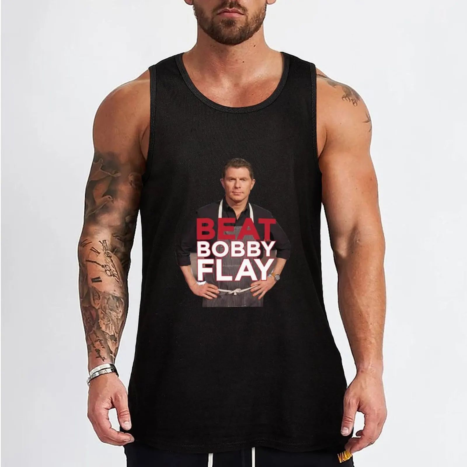 Beat Bobby Flay Tank Top men clothing gym clothing men