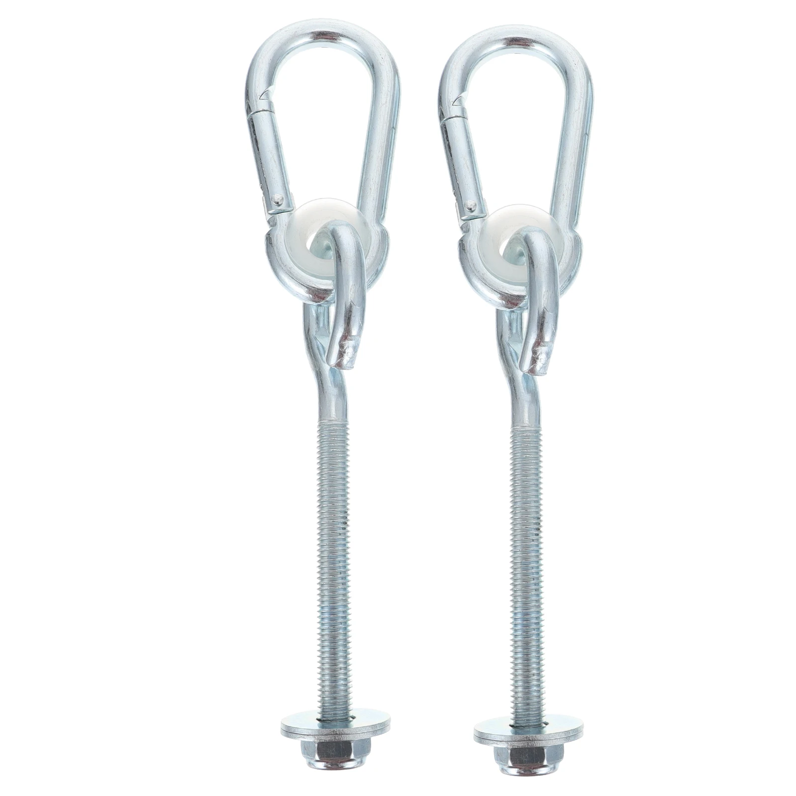 

Outdoor Swing Hooks Heavy Duty Zinc Steel Carabiner Hangers Baby Hammock Hanging Kit Swing Accessories Strong Load Capacity