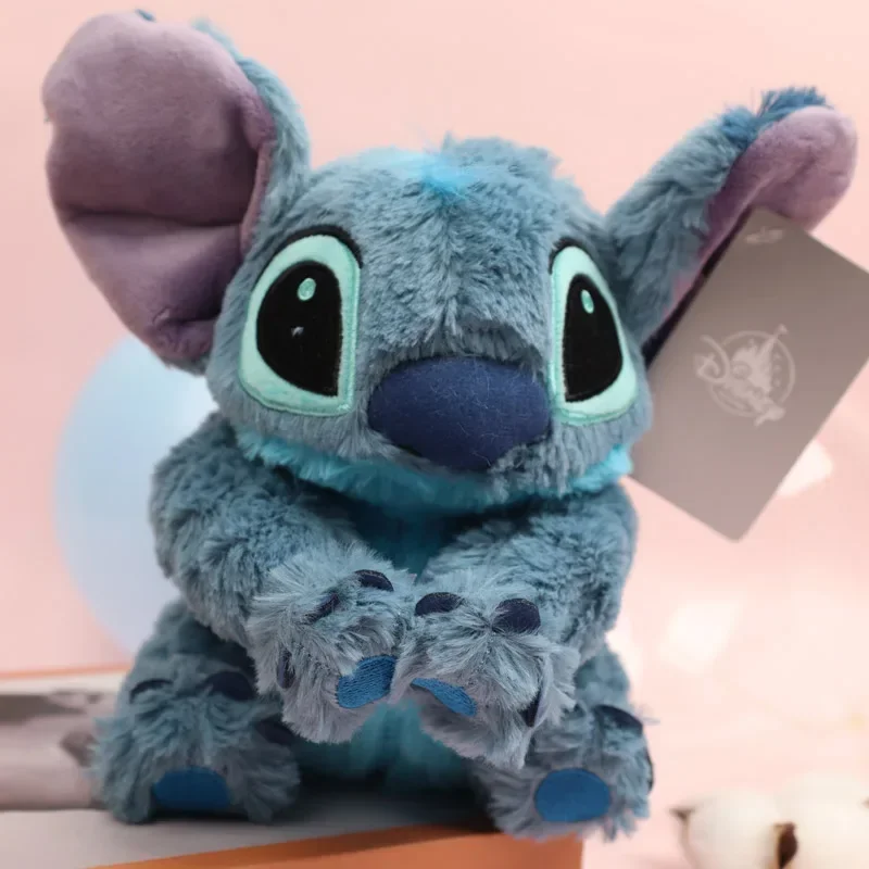 12cm Light Scent Disney Lilo and Stitch Plush Toy Anime Cute Things Kawaii Plushie Kids Dolls Girls Boy Gift for Girlfriend