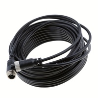 4 Pin Plug Aviation Extension Video Cable 5M 10M 15M 20M for Truck Bus Monitor Rear View Camera Connection