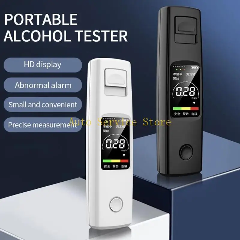 462A Portable Breathalyzer Pocket Digital Tester for Personal Use Non-Contact Type-C Charging 200mAh Battery