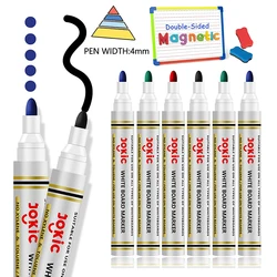 1pc Erasable Whiteboard Marker Pen Office Dry Erase Markers White Board Pen Office&School Supplies 4 Colors