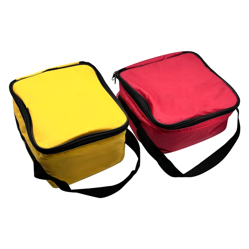 Yellow/ RedPortable Protective Soft Bag Kit Bag For Total Stations Prism Tribrach Kit Set