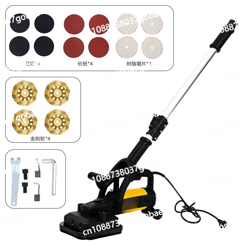 

Ручная грубая шлифовальная машина с задержкой, шпатель для штукатурки стен, цементной стены, бетонной пола, грубая шлифовальная машина