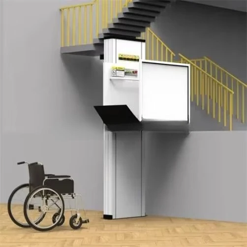 Portable Electric Vertical Platform Lift Hydraulic Small Household Disabled Vertical