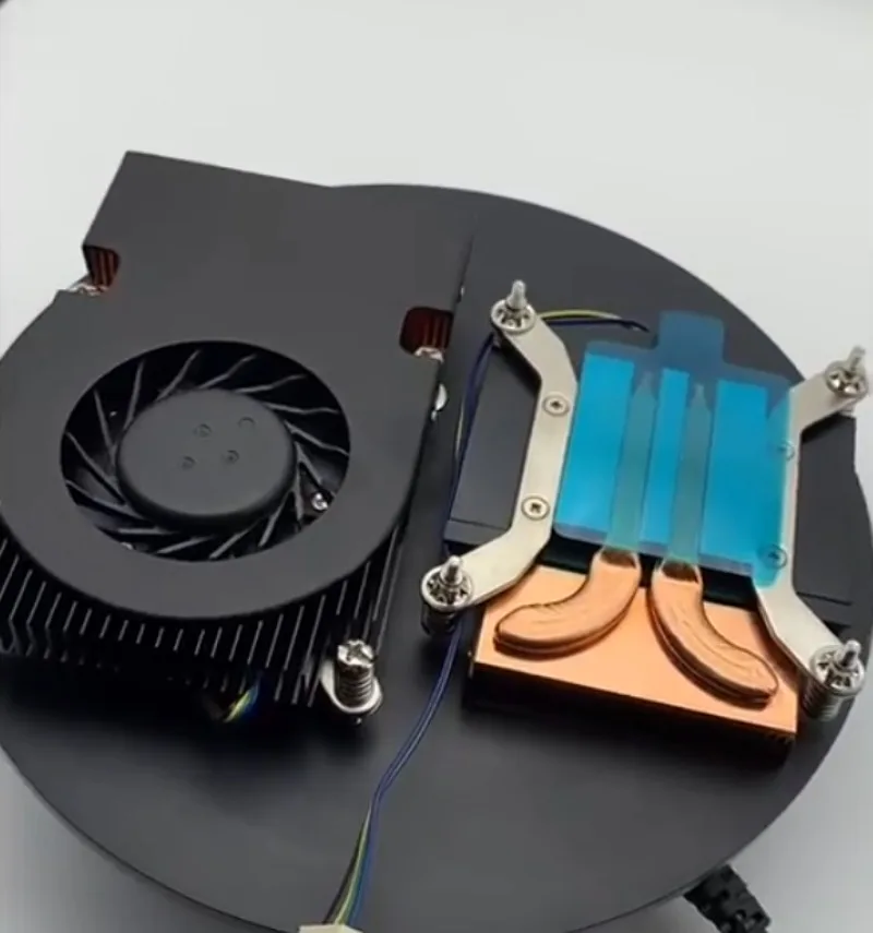 Ultra-thin, copper tube CPU radiator 1200/1155/1700 industrial computer, all-in-one computer, turbo side-blowing fan