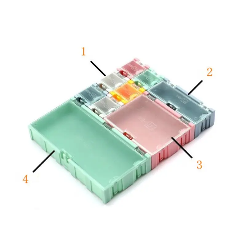 Multipurpose Storage Box 9 Values Storage Holder SMT IC Electronic Component Box Dropship