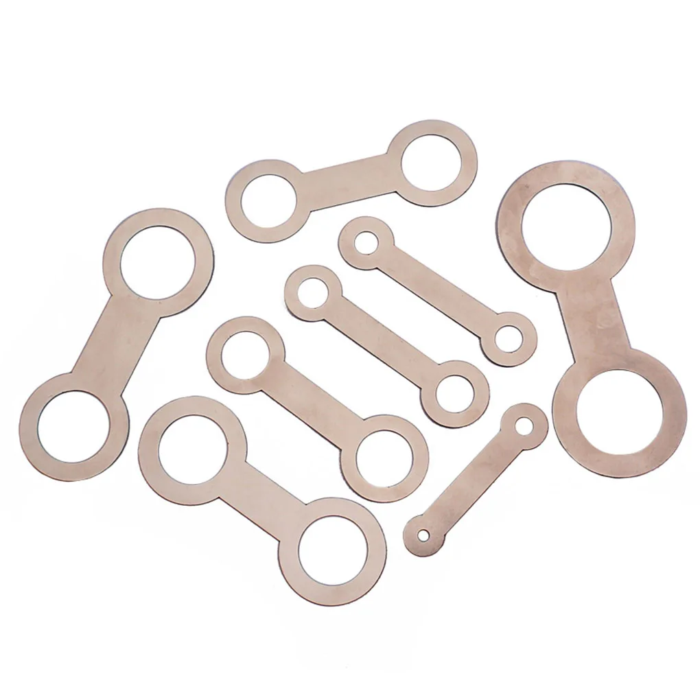 

8 Pieces Pad Leveling Rings Instrument Wear-resistant Flute Leveler Pads Repair Tool Maintenance Replacement Accessories