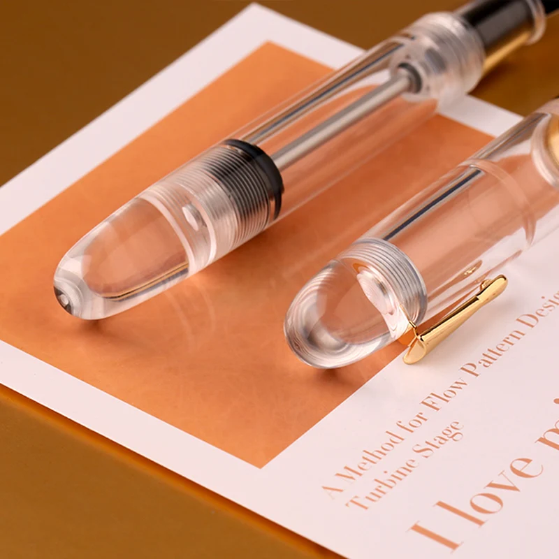 End Craftsman C4 Transparent Large Capacity Pen Holder Ink Storage Safety Valve Adult Student Business Writing Gift Pen