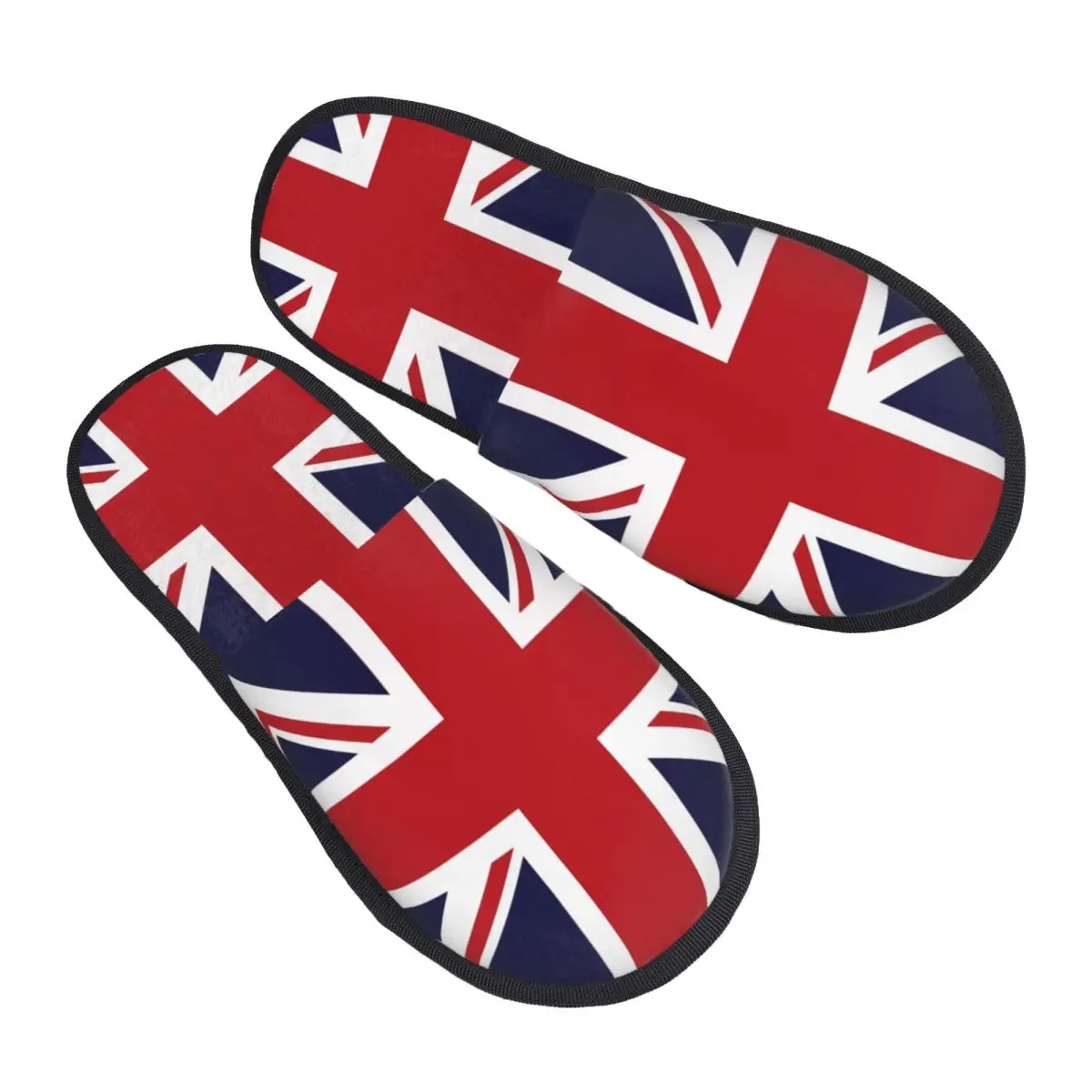 Custom Union Jack Flag Of The UK Memory Foam Slippers Women Soft Warm United Kingdom British House Slippers