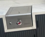 Built-in Gas Grill with Stainless Steel Smokeless Design, Multi-Function for Yard Patio and Asian Hot Pot Cooking
