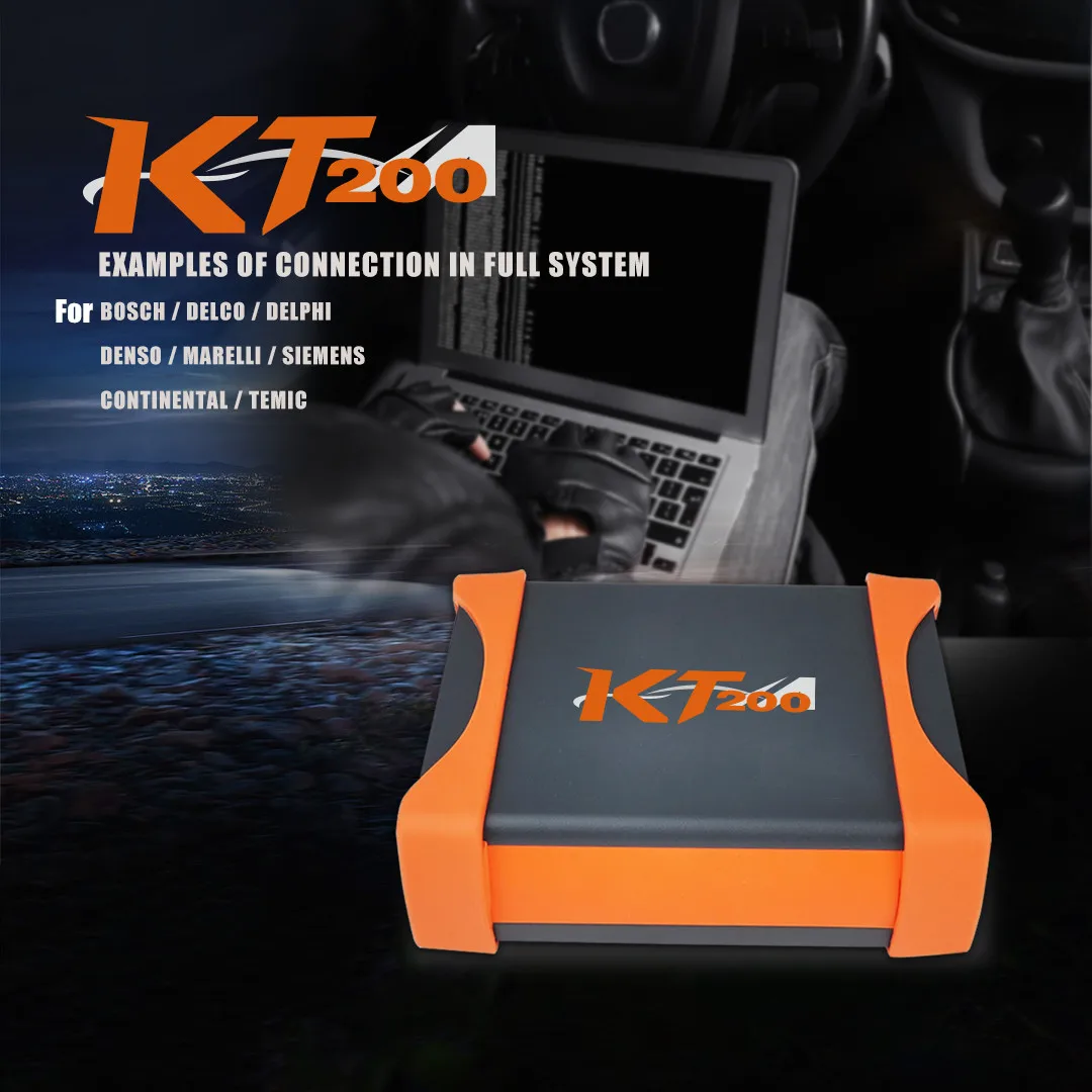 Professional KT200 Full Version KT200 ECU Programmer Code Removal Tool Read and Write Multiple Protocols Maintenance VR File