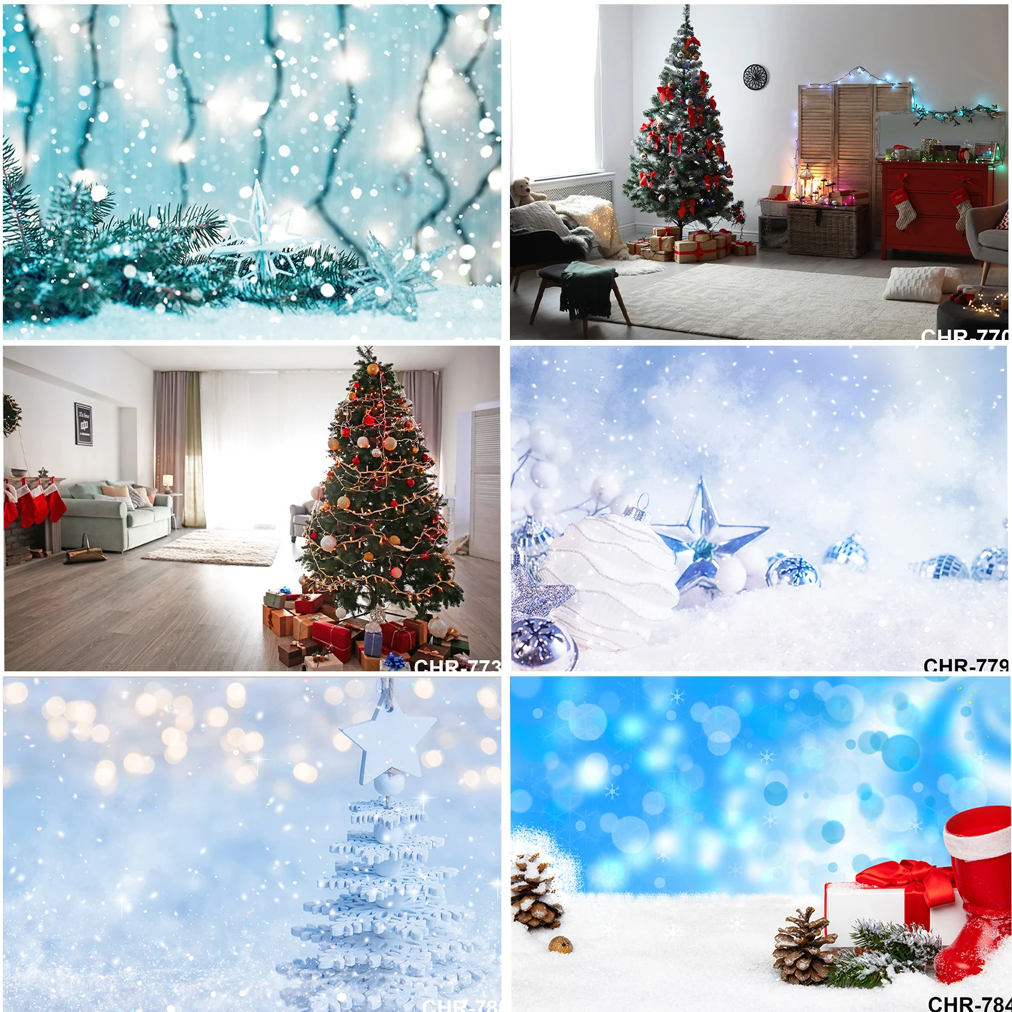 

Christmas Photography Backgrounds For Winter Sock Xmas Trees Gifts Living Room Decoration Customized Banner Props Backdrops