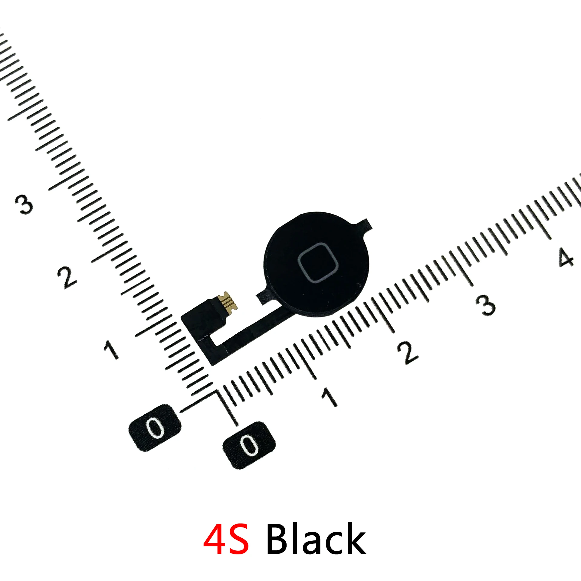 For iPhone 4 Home Button Assembly 4S 5 Button Ribbon 5C 5S Flex Cable Complete Replacement Parts high quality