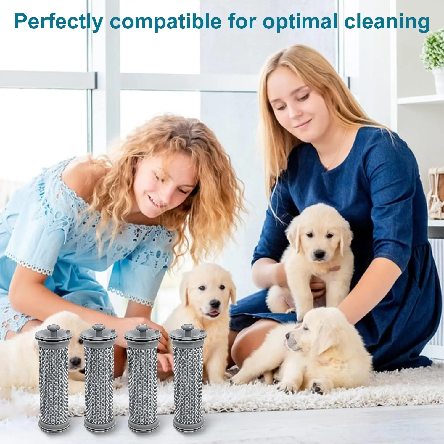 A10 Filter Compatible with Tineco A10/A11 Hero, A10/A11 Master, PURE ONE S11 /S12 Cordless Stick Vacuum Cleaner Filter