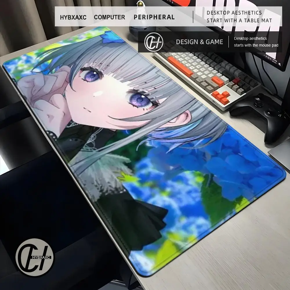 

Коврик для мыши Genshin, милый HD настольный коврик, расширенные коврики для игровой клавиатуры, большой коврик для геймерской мыши 90x40 см XXL
