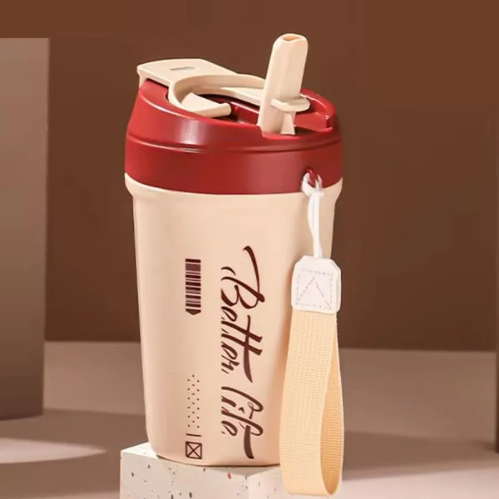 

Stainless Steel Travel Thermal Cup Keeps Cold and Heat 520ML Coffee Vacuum Flask Portable Heat-resistant Coffee Thermos Mug