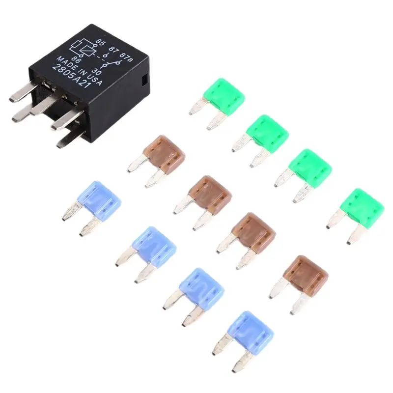 Stable-For BRP Seadoo Jetski Fuse Box, Fuse, Power Relay Green: 30Ah Brown: 5Ah Blue: 15Ah
