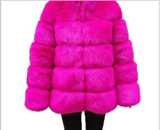 2025 Autumn/Winter New Products in Stock Fashion Leather Hat Splicing Coat Imitation Fox Fur Artificial Fur Short Coat