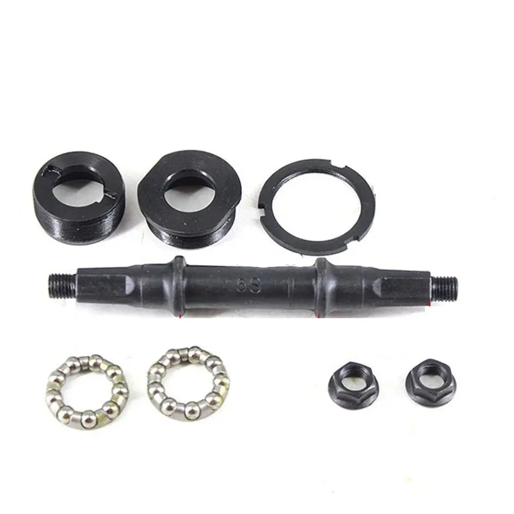 

High-quality For 68mm BB Shell 3S/5S Middle Axle Bottom Bracket Single Or Axle Kit Square Hole Bicycle Bike Bottom Bracket