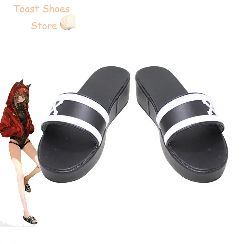 

Игра Arknights Projekt красные туфли для косплея, обувь из искусственной кожи, карнавальные ботинки на Хэллоуин, реквизит для косплея, реквизит для костюма