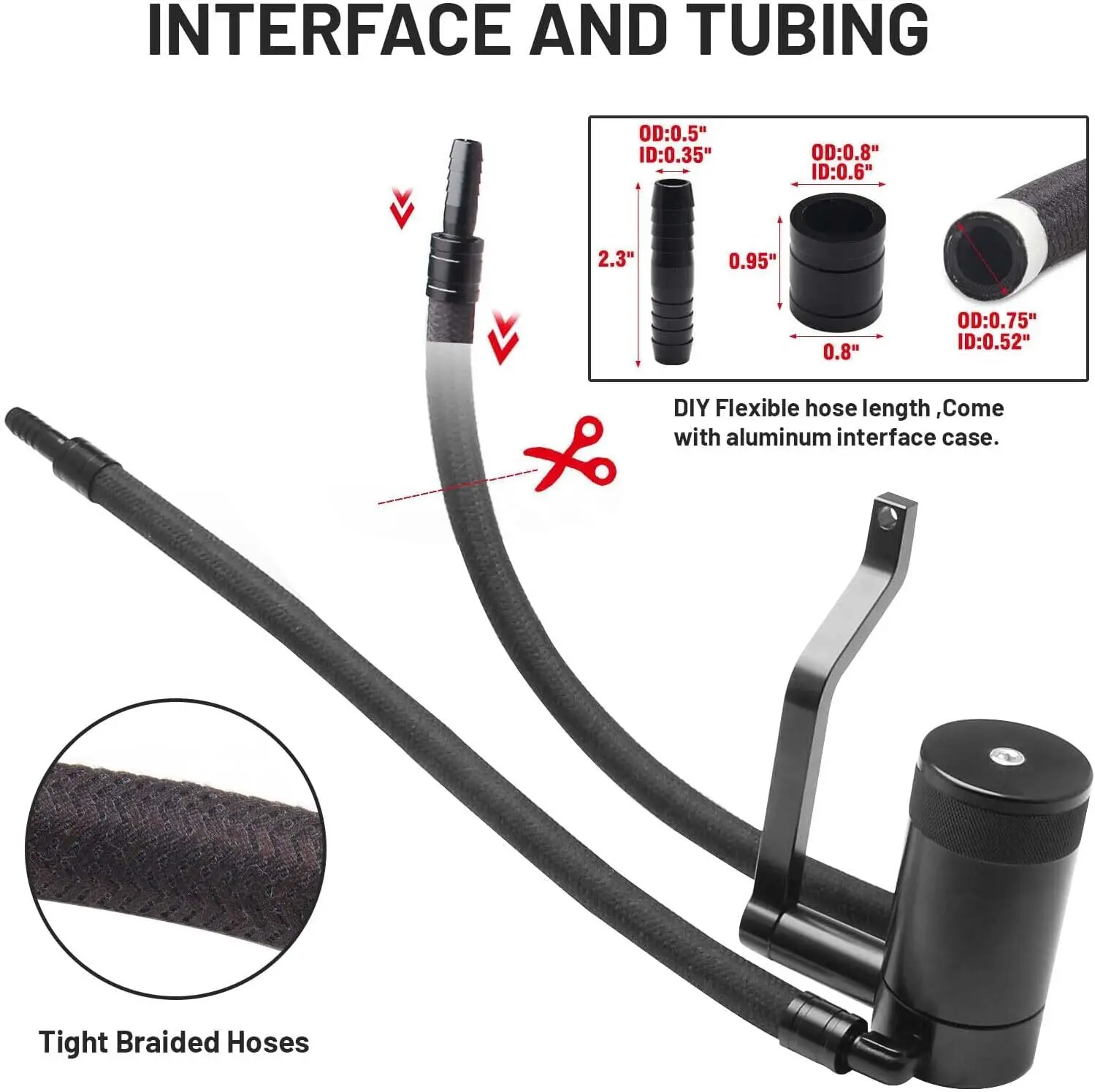 Kit de lata de captura de aceite de palanquilla de 6,4 L, soporte HEMI Z de 5,7 para Dodge Charger Challen 11-21