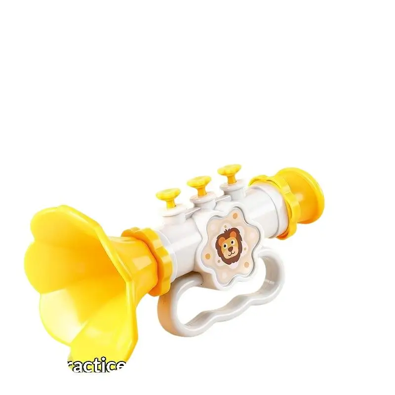 Baby Cartoon Trumpet Whistle Toy Musical Instrument Early Education Blowing Horn Toy Kids Mini Blowing Trumpet Toys Cute Gift