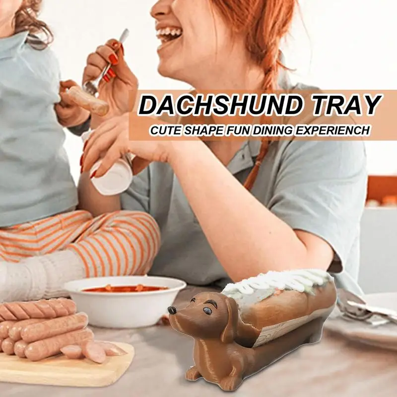 Поднос для таксы, поднос для сервировки суши, блюдо для конфет, тарелка для таксы, обеденная тарелка, милые сэндвичи в форме щенка, тарелка для домашнего декора