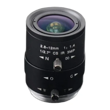 

Cctv Lens 3 Megapixel Manual Iris Lens 2.8-12mm with 1/2.7" Format for Golf Screen Game