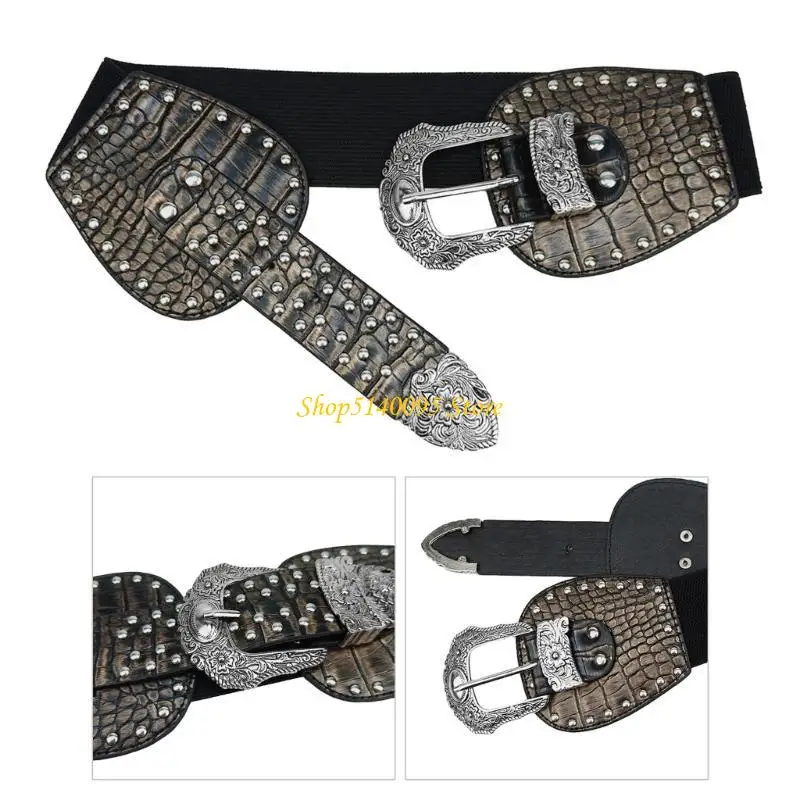 Dxae pu เอว cincher เชนนักเต้นเครื่องแต่งกายเข็มขัดสำหรับชุดเดรสยืดเข็มขัดโซ่สายรัดสำหรับชุดกระโปรงกางเกงยีนส์