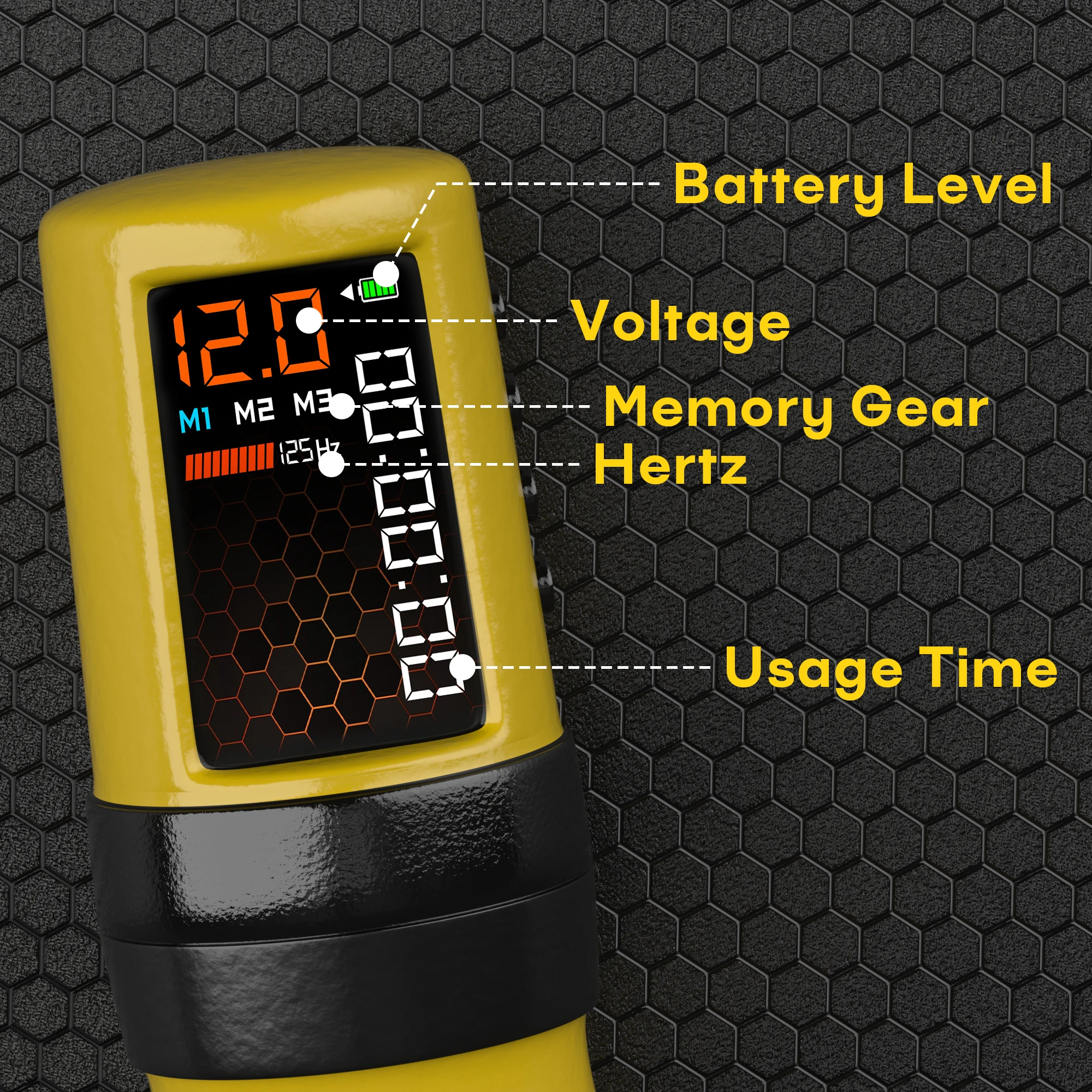 مجموعة أدوات الوشم POSEIDON مجموعة أقلام الوشم على شكل نحلة صفراء لمجموعة أدوات الوشم للمكياج الدائم طقم مسدس الوشم اللاسلكي القابل للتعديل #4