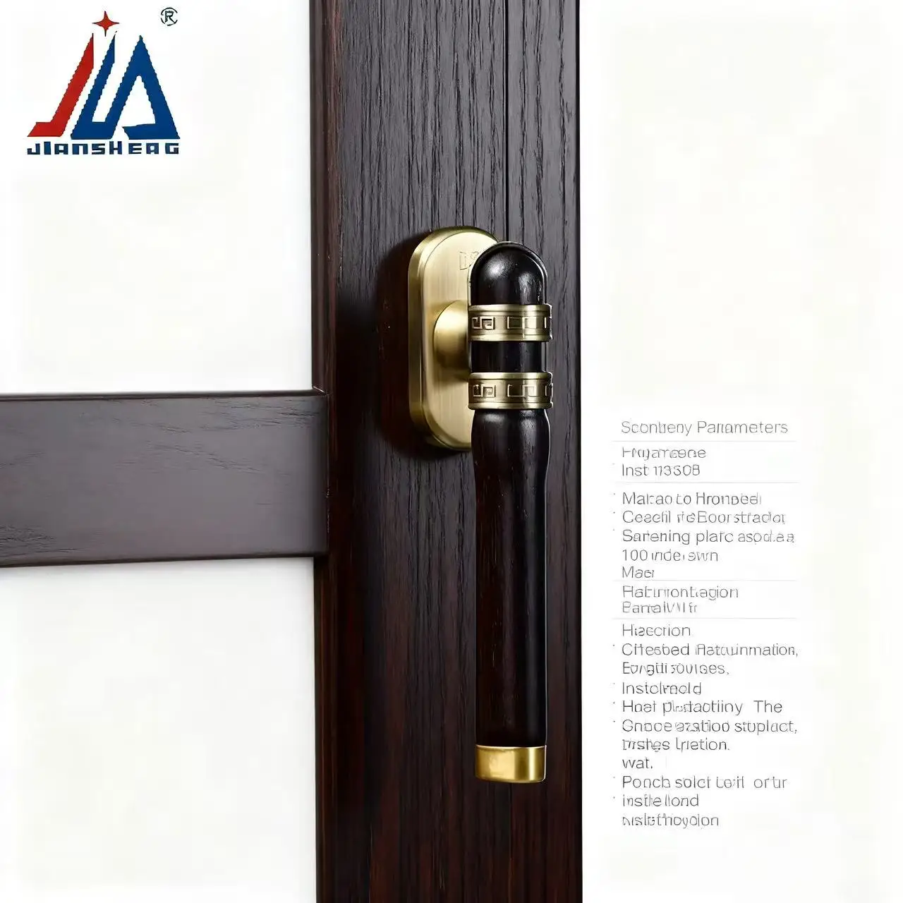 Modern Chinese Style Solid Wood Handle Elegant Rosewood Wooden Hardware Pull for Furniture Door Cabinet Drawer