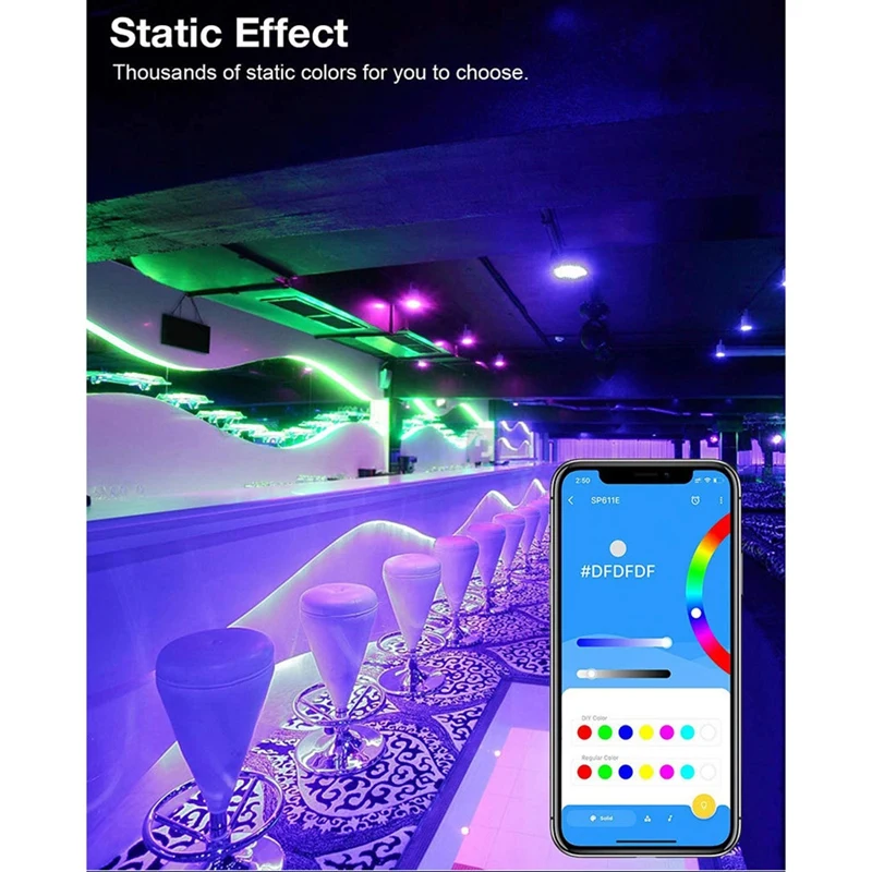 Jfbl Hot Rgb Smart Muziek Bluetooth Smart Controller SP611E Voor WS2812B SK6812 WS2811 Adresseerbare Led Rgb Tape Strip