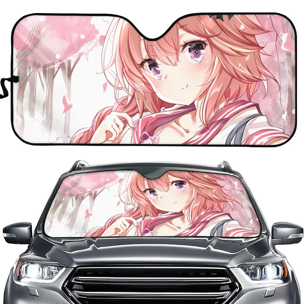 Anime Sun Shade for Auto Genshin Impact Diona Girls Car Windshield Solar Protection Cover Cars Windscreen Sunshades Supplier