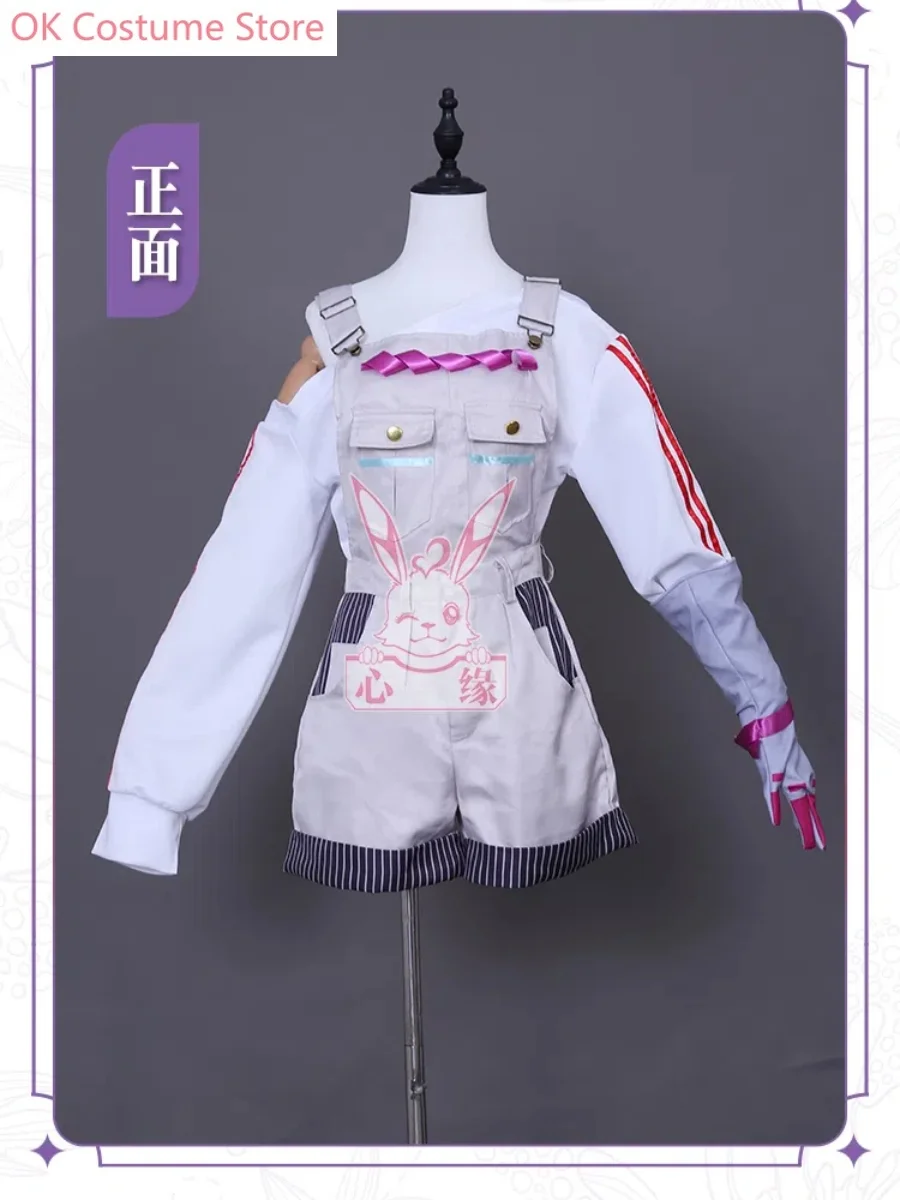 

Nijisanji Elira Pendora Bib Pants Cosplay Costume Cos Game Anime Party Uniform Hallowen Play Role Clothes Clothing