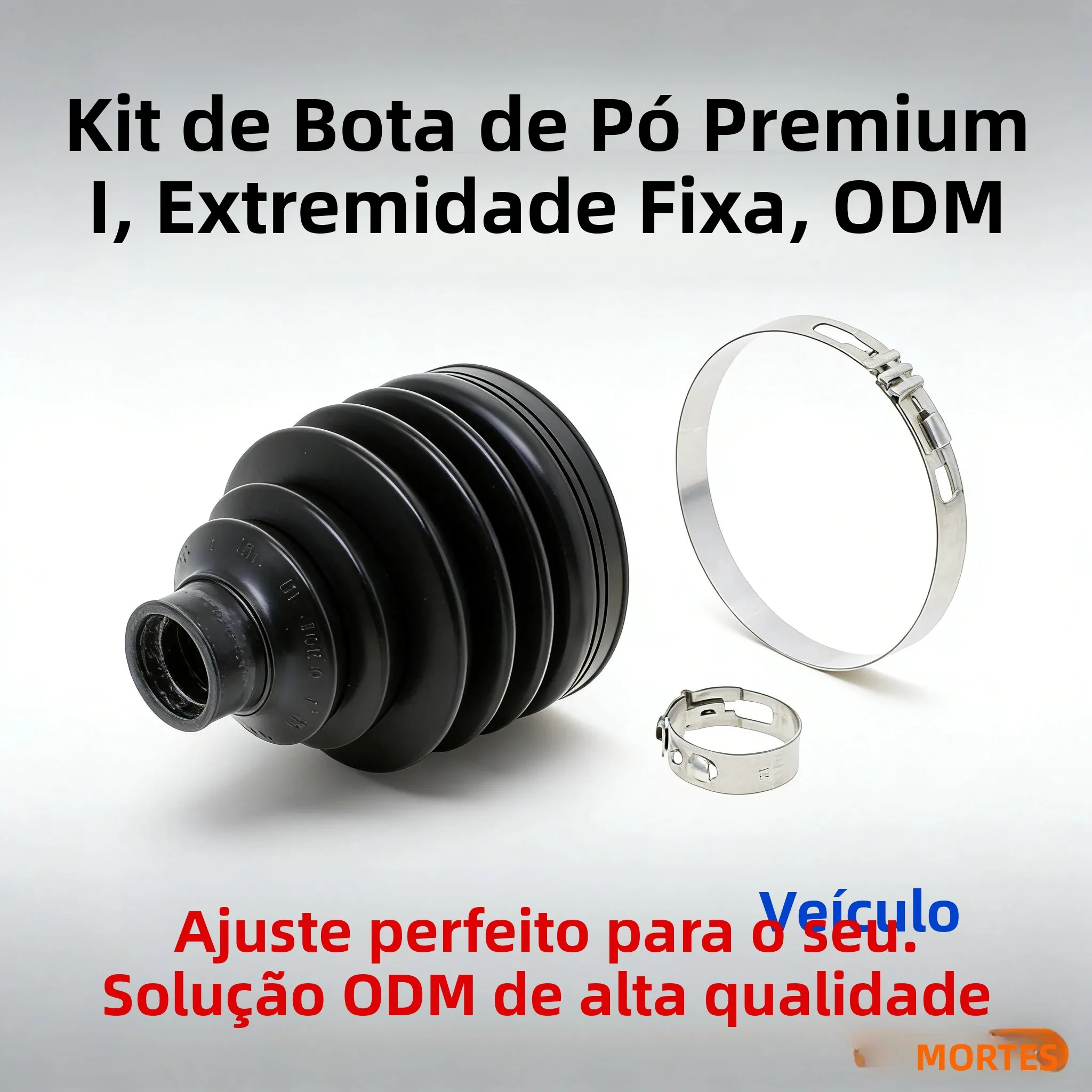 Kit de Proteção Contra Poeira MORTCH (Dust Boot Kit) com Extremidade Fixa ODM 9GQ0-280150 para CF Moto ATV SSV UTV CForce UForce ZForce Z6 CF625-6 CF400AU-2L CF400 500 600