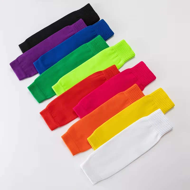 1 Pair Adult Training Leg Guards with Breathable Elastic Support Absorbing Calf Socks for Solid Color Sports Comfortable Style view 2